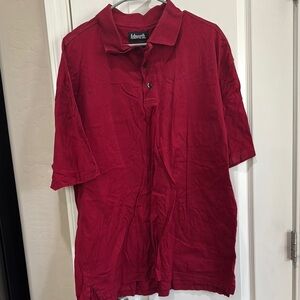Ashworth Red Polo Shirt Casual Elegance / D34